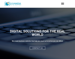 Screenshot of the Dynamedia Ltd homepage