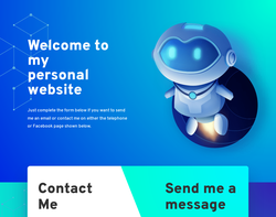 Screenshot of the emcom web design homepage