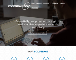 Screenshot of the Essential Logic Ltd homepage
