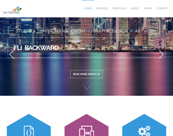 Screenshot of the FLI Backward Limited homepage
