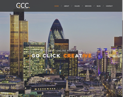Screenshot of the Go Click Creative - Philip Pieri homepage