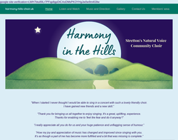 harmony-hills-choir.uk screenshot