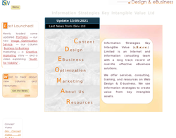 Screenshot of the ISKIV Ltd homepage
