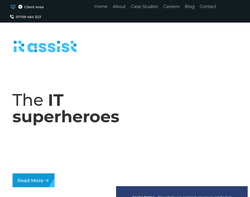 Screenshot of the IT Assist homepage