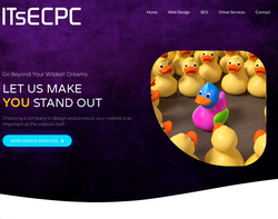 Screenshot of the Itsecpc homepage