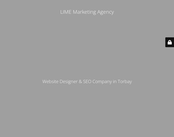 Screenshot of the LIME Marketing Agency  homepage