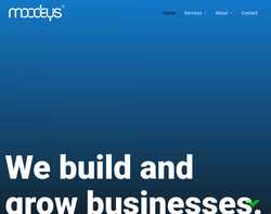 Screenshot of the Moodey IT Ltd homepage