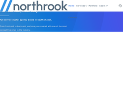 Screenshot of the Northrook homepage