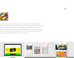 Screenshot of the Oomph Design homepage