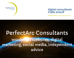 Screenshot of the PerfectArc Ltd, homepage