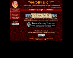 Screenshot of the Phoenix It homepage