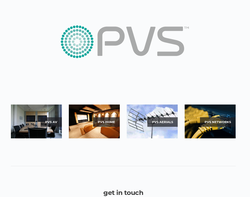 Screenshot of the PVS Solutions Limited homepage