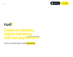 Screenshot of the RWD Click - Digital Marketing homepage