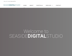 Screenshot of the Seaside Digital Studio homepage