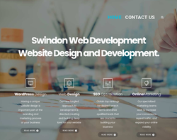 Screenshot of the Swindon Web Development homepage