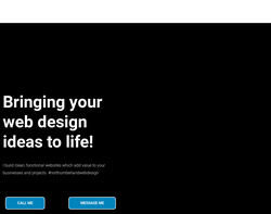 Screenshot of the Wayne Neesam | Web Developer homepage