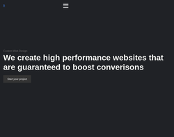 Screenshot of the Web Design Digital homepage