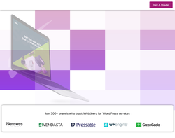 Screenshot of the Weblinerz - Web Design London homepage