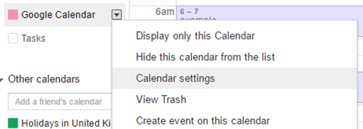 Google Calendar