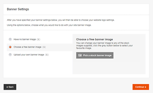 Picking a Free Banner Image
