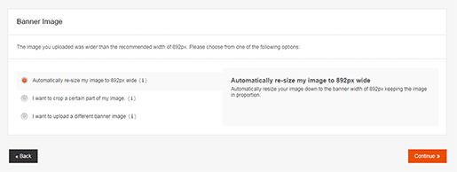 Custom Banner Options